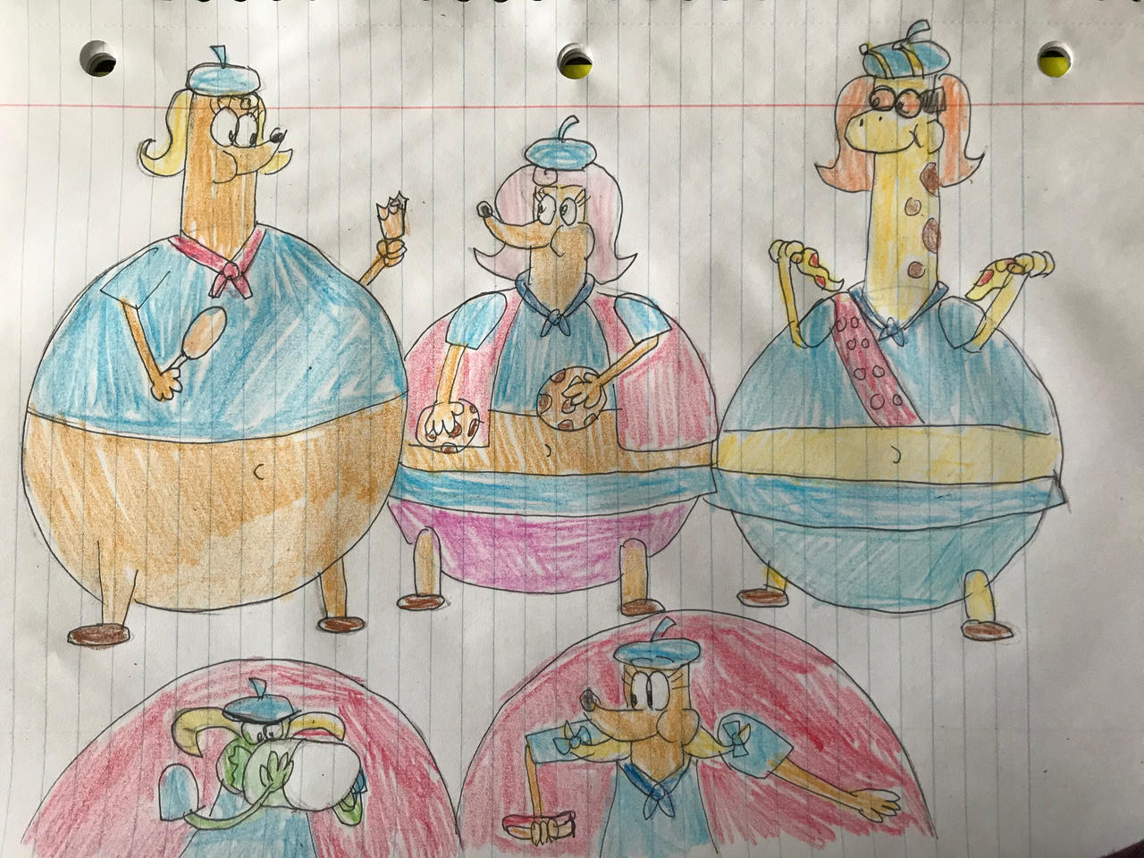 Roly Poly squirrel scouts by tanasweet123 on DeviantArt