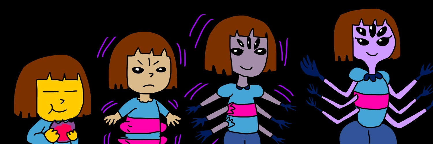 Frisk to spider TF by tanasweet123 on DeviantArt