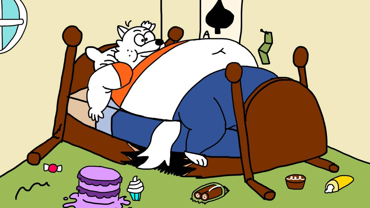 Fat wolf boy by tanasweet123 on DeviantArt