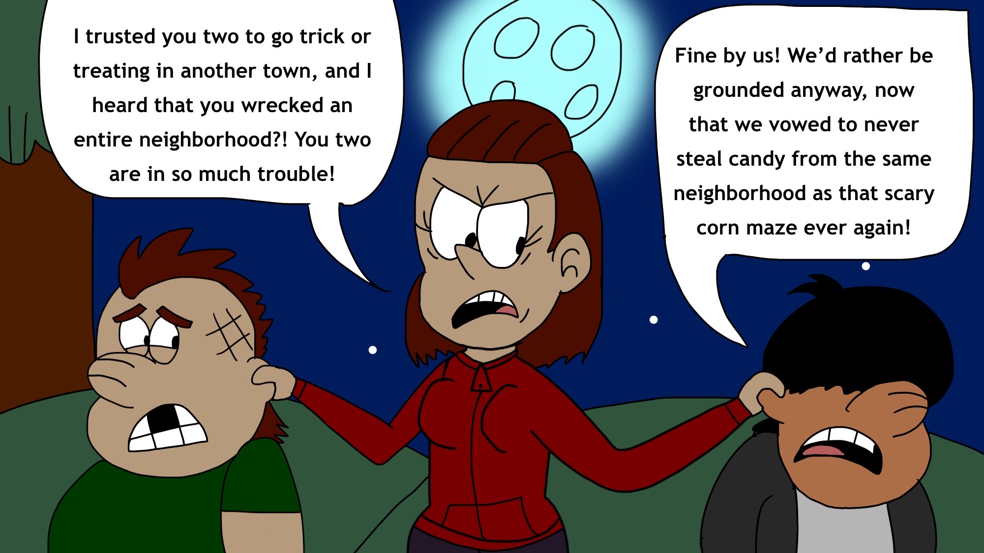 Tricked: Busted by tanasweet123 on DeviantArt