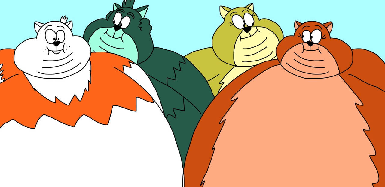 Fat wolves by tanasweet123 on DeviantArt