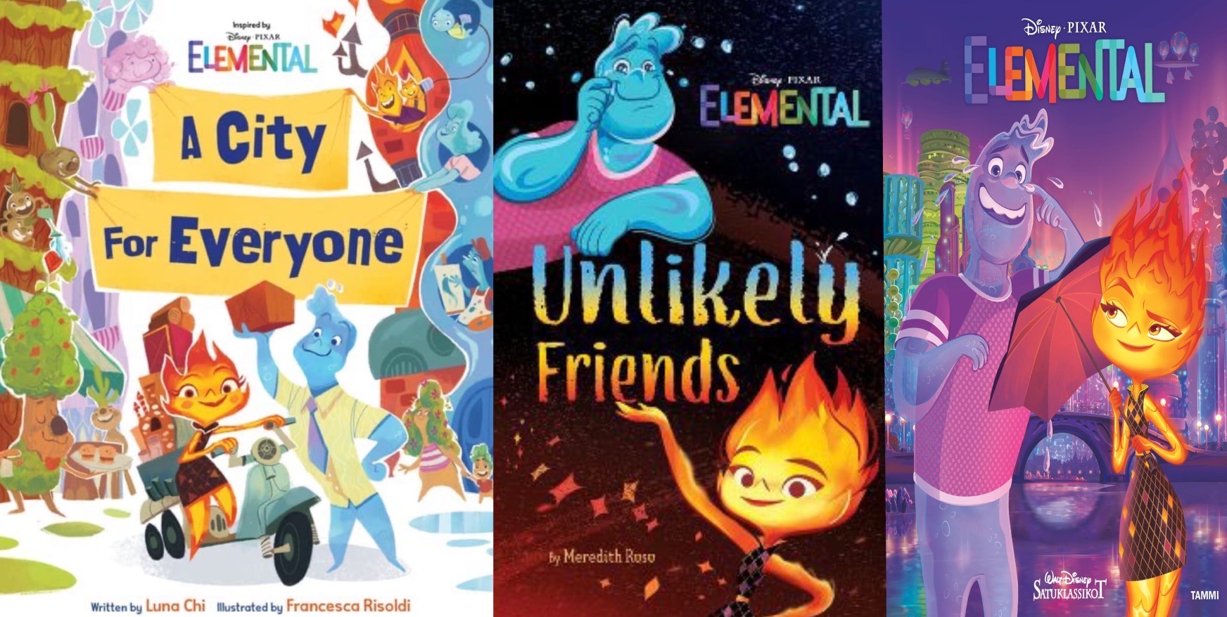 Elemental book covers by tanasweet123 on DeviantArt