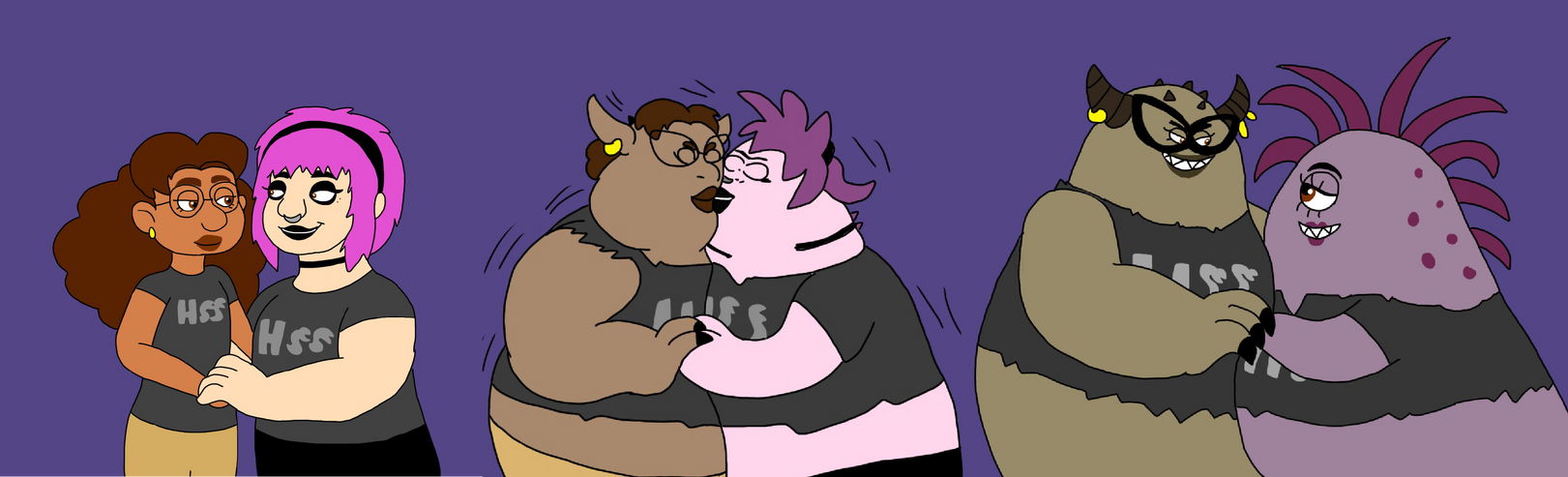 Hss Deviantart HSS kiss by tanasweet123 on DeviantArt