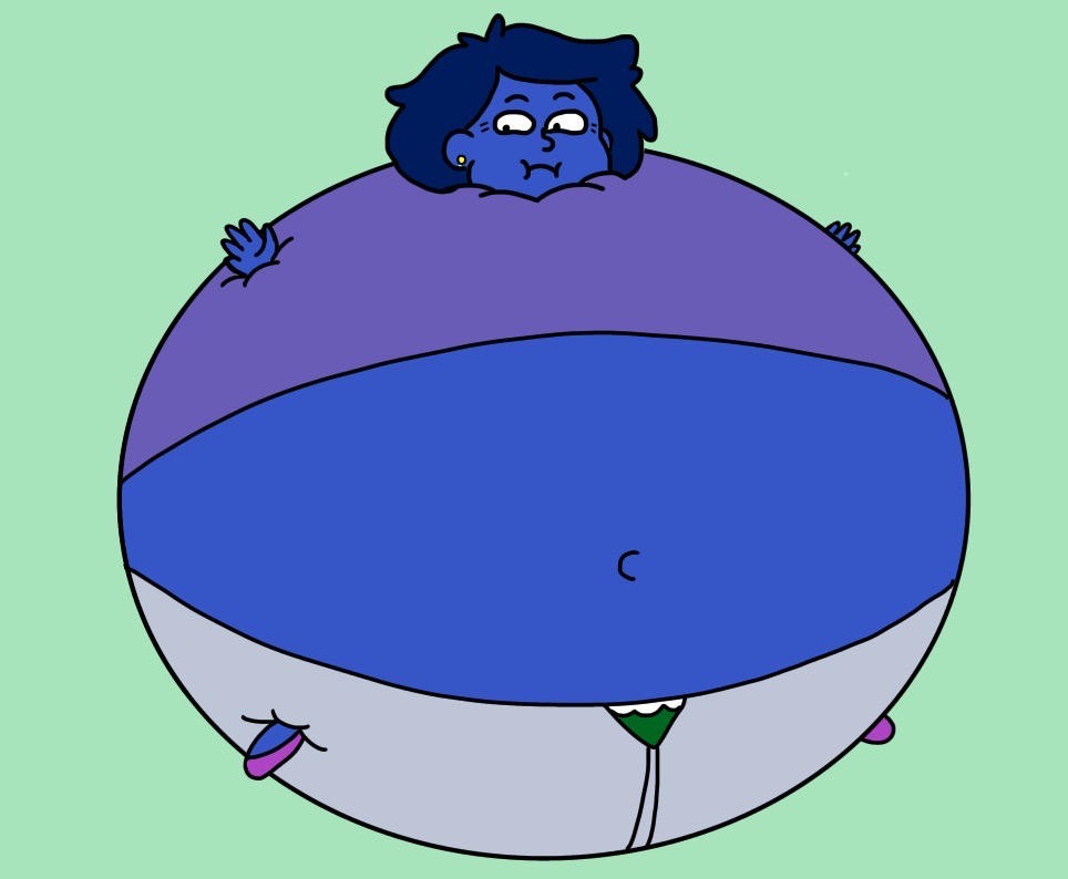 George Blueberry Inflation Blueberry Girl Inflation Deviantart