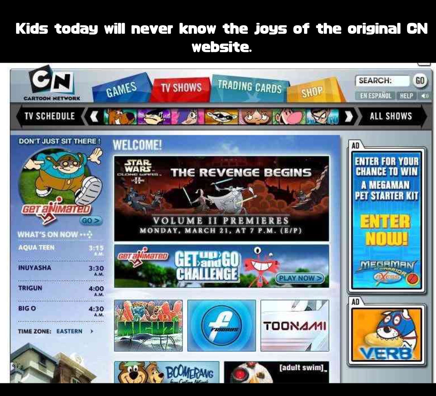 Cartoon Network's Flash Games Are All Gone. 