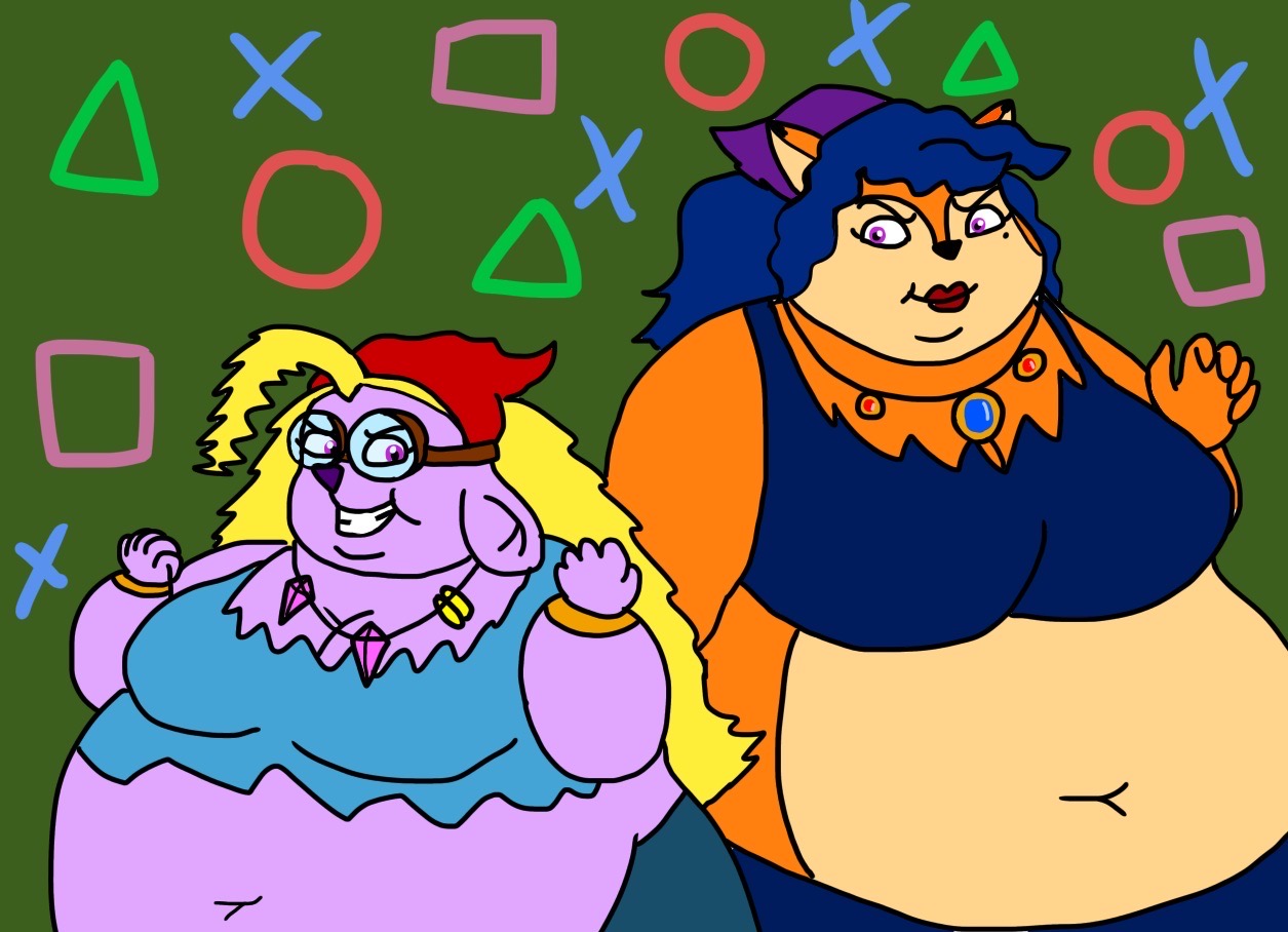 Voodooed Carmelita and Penelope get Voodooed by tanasweet123 on DeviantArt