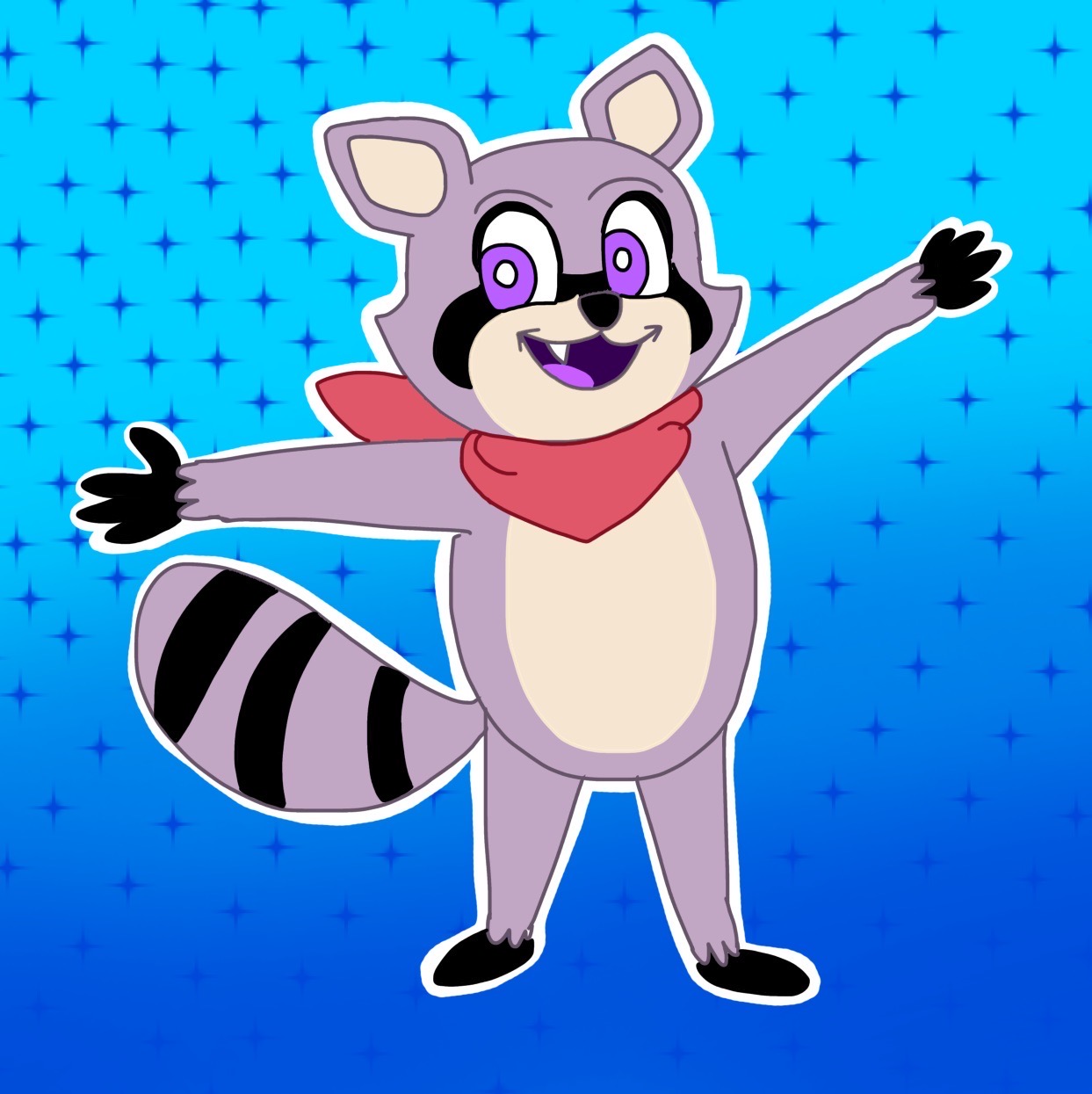 Rambley Raccoon by tanasweet123 on DeviantArt