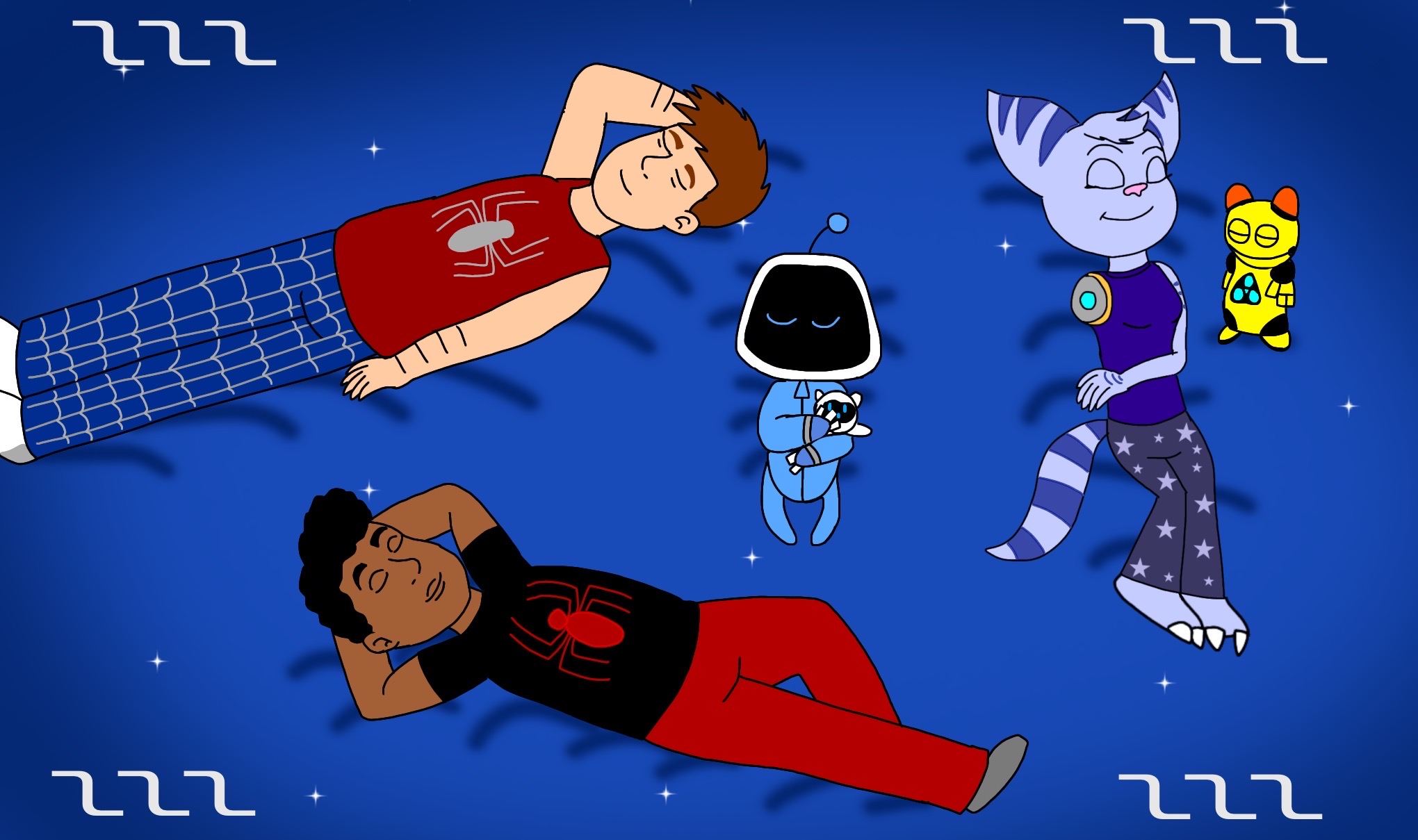Astros slumber party: PS5 by tanasweet123 on DeviantArt