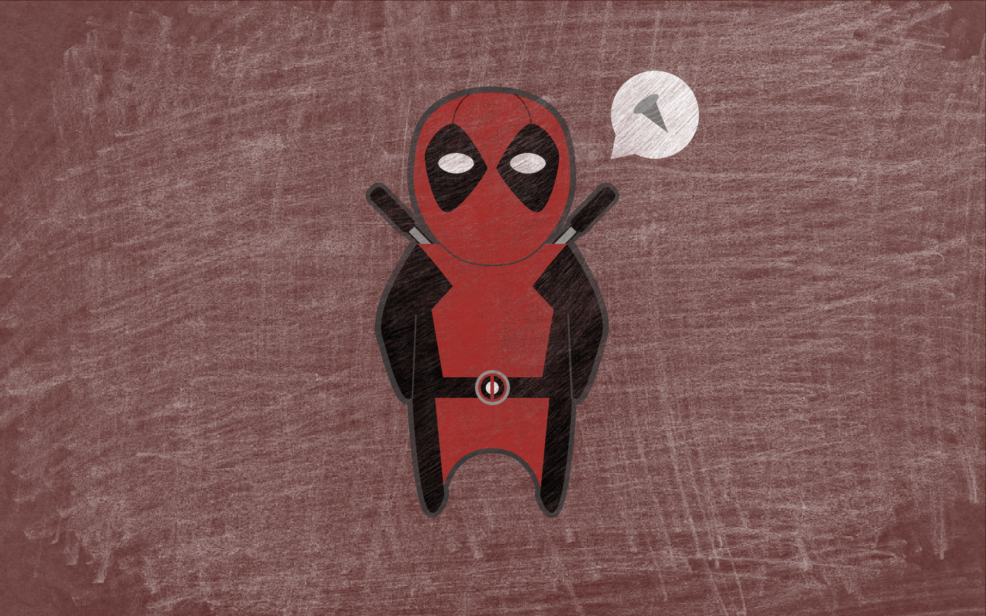 Deadpool Textured Vector