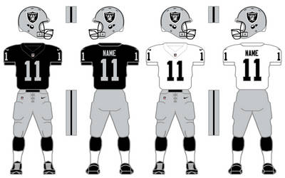 Nike Elite 51 Raiders Uniform Tweak