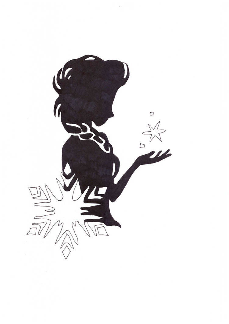 Download Frozen Elsa silhouette (black) by Darsie on DeviantArt