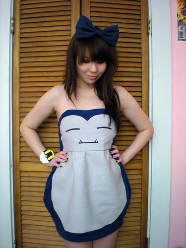 Snorlax dress by bethanyagogo