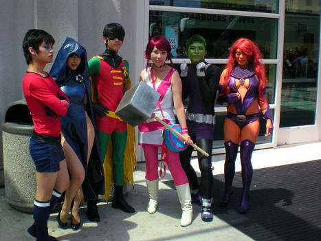 Ramona meets the Teen Titans