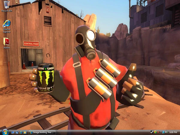 Pyro Loves Monster by KakiThePhoenix on DeviantArt
