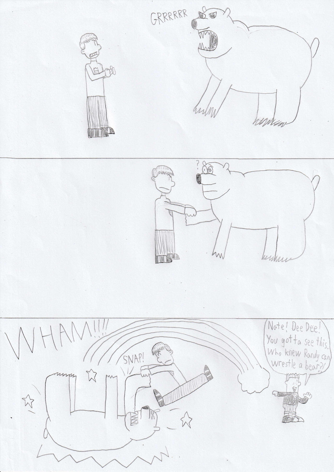 Randy vs Bear by SpiritHorse97 on DeviantArt