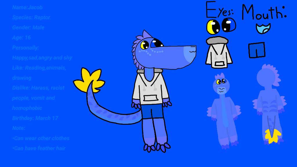 My fursona raptor ocs by Minerdude24 on DeviantArt
