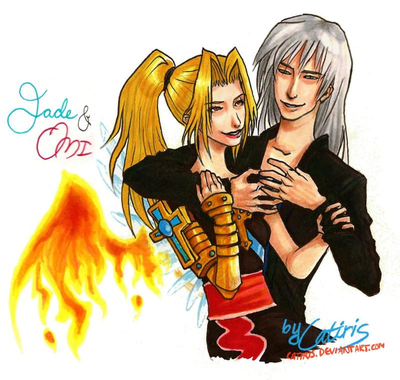 Omi and Jade:: Thank you Jade by Catiris