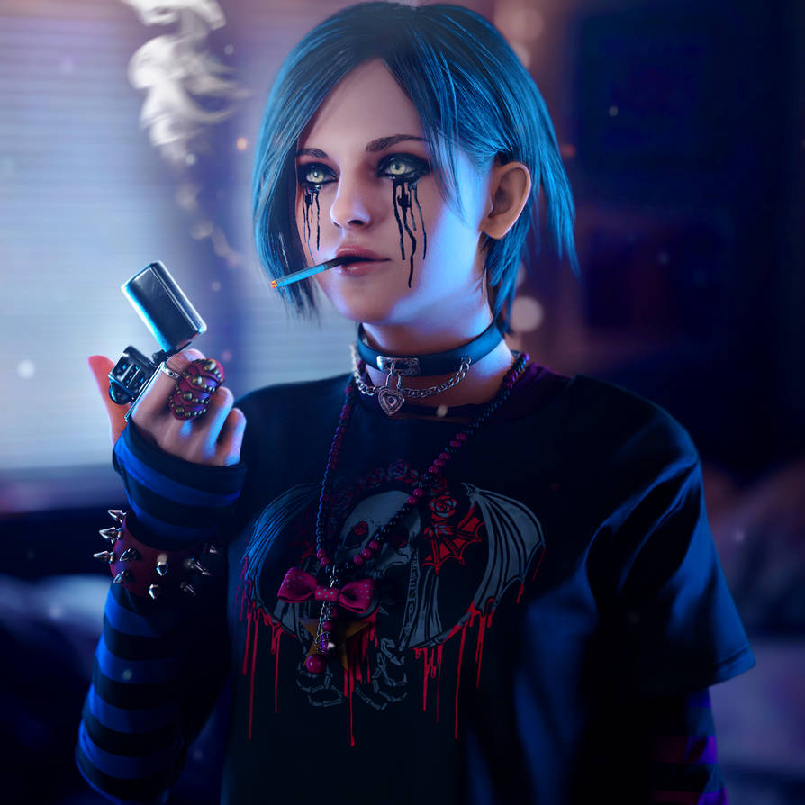 Ashley Graham Goth Gf - Resident Evil 4 by Flickytuts on DeviantArt