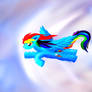 Rainbow Dash Flying