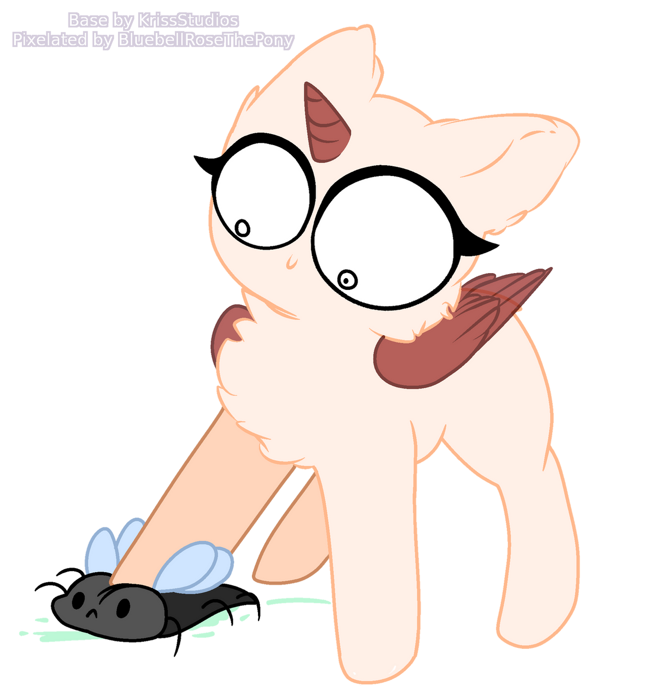 Mlp Insect Base Squish teh bug mlp base by SmolEmii on DeviantArt