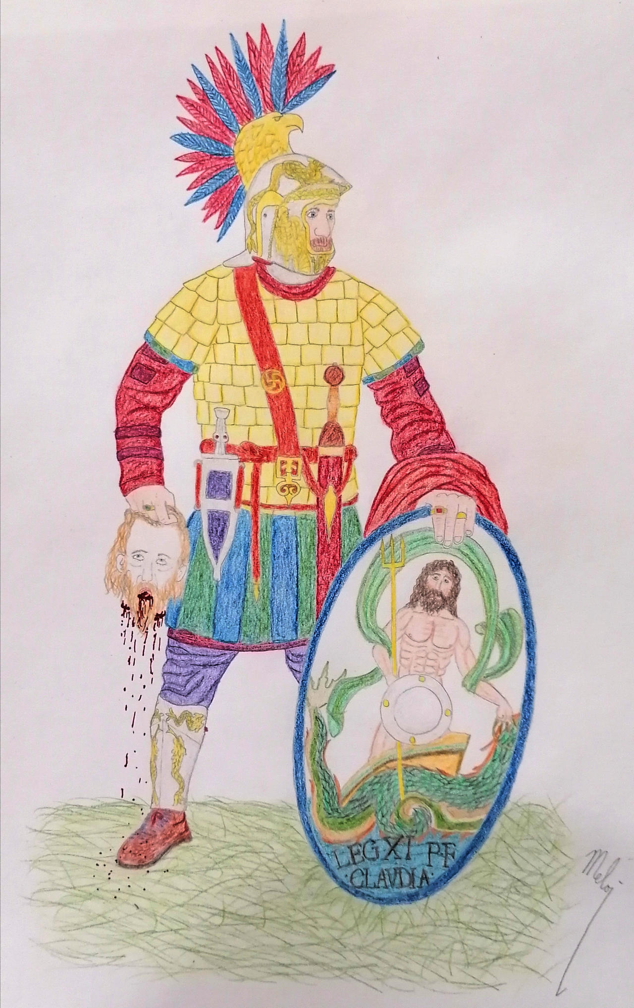 Primus Pilus legio XI Claudia 270CE by Gardista on DeviantArt