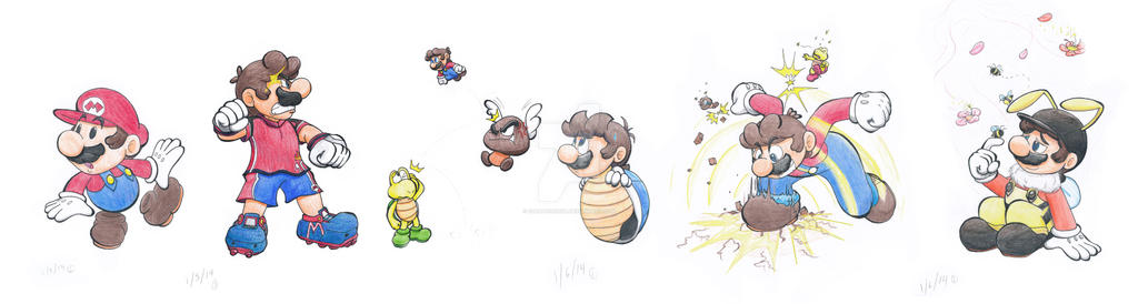 Mario Forms 14-19 by Creation7X24 on DeviantArt