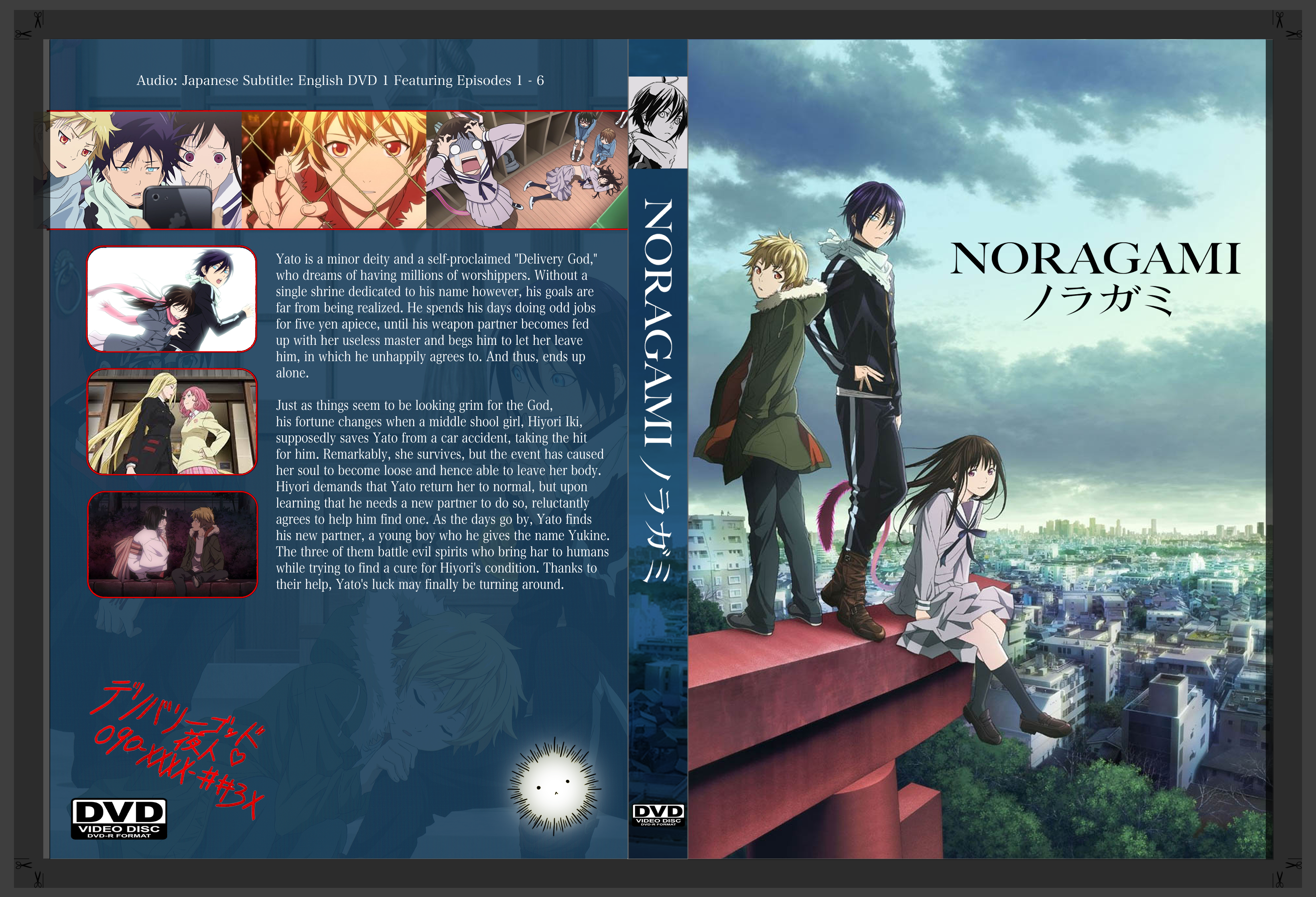 DVD Anime NORAGAMI Complete Series ( Season 1+2 +OVA ) English Dubbed Audio