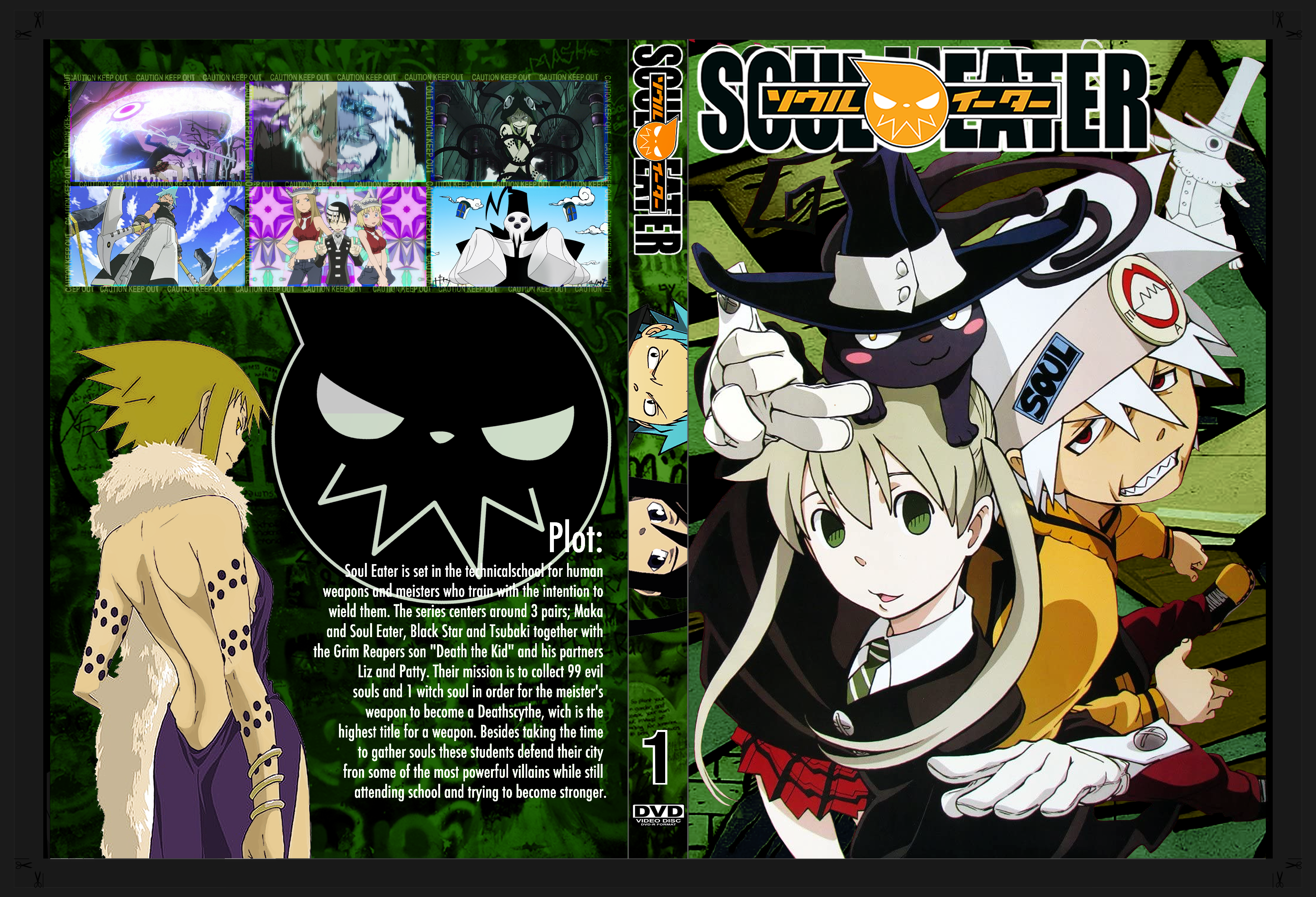 Soul Eater DVD The Meister Collection Episodes 1-26 Parts 1 & 2 Anime TV  Show LA