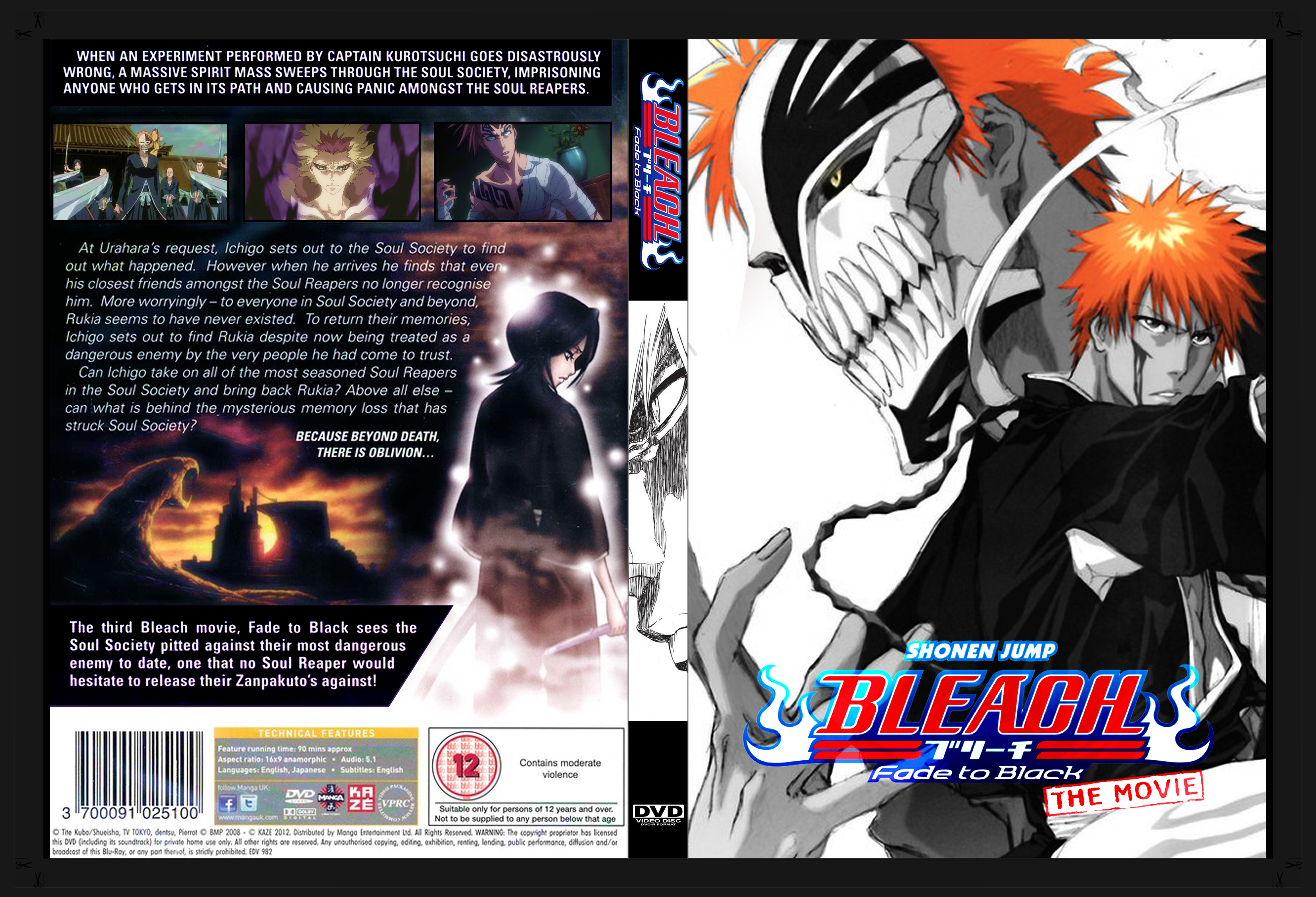 Bleach Movie 3 [Anime DVD Cover Version 2] by AnimeDVDCovers on DeviantArt