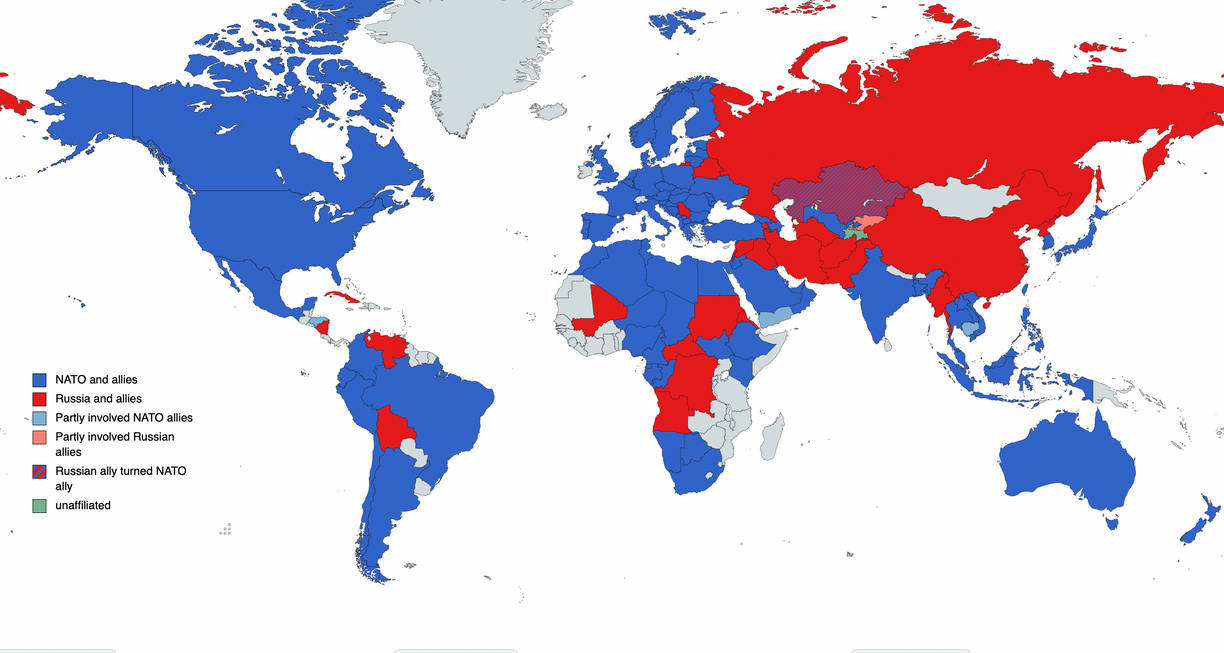 Wwiii Map WW3 map updated by rodentlover12 on DeviantArt