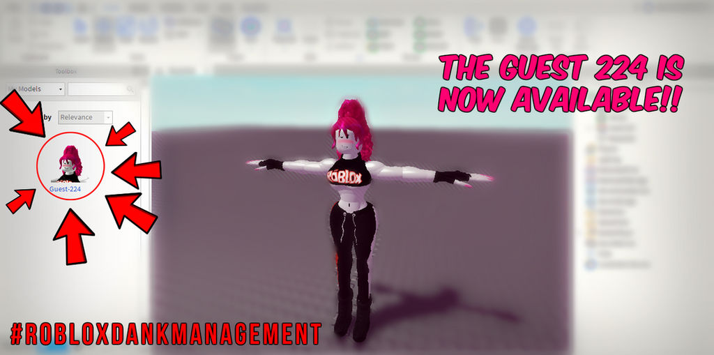 Roblox The Guest 224 Is Now Available Link V By Robloxdankmanagement On Deviantart - roblox guest model
