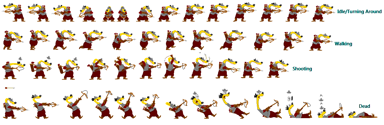 Yellgrania the Sprite Sheets + Download PNG by SamuelterronFan2006 on ...