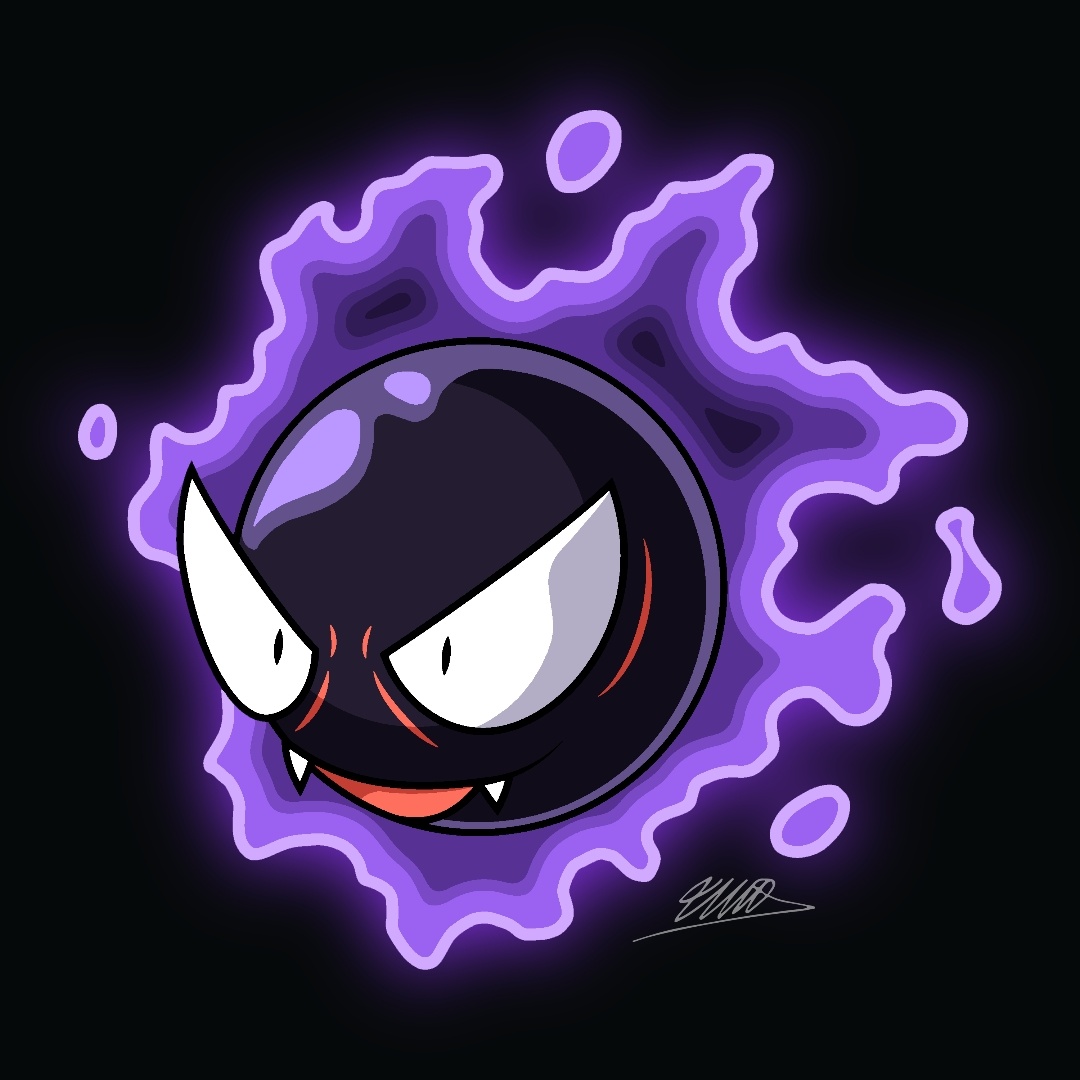 Shiny Spiritomb Global Link Art by TrainerParshen on DeviantArt