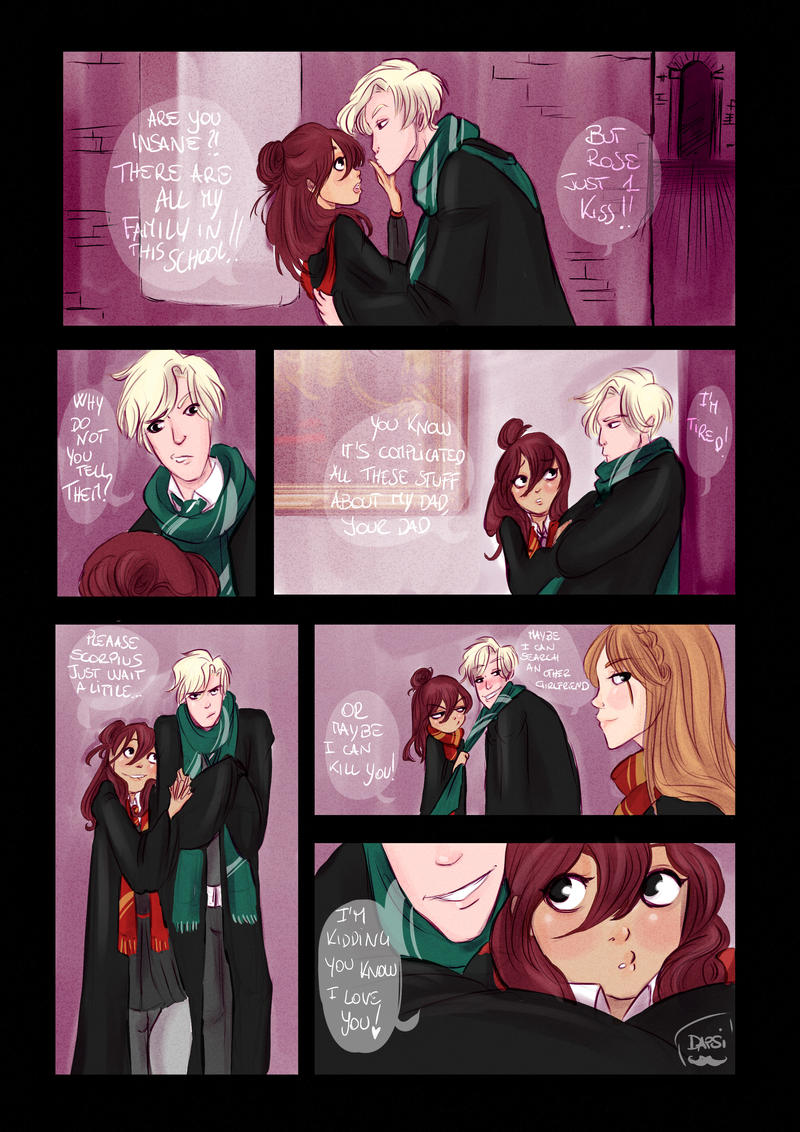 Scorpius Malfoy And Rose Weasley Kissing Rose and Scorpius by AlexielApril on DeviantArt