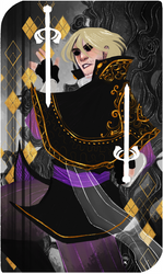 Commission :Tarot Card The Two of Swords