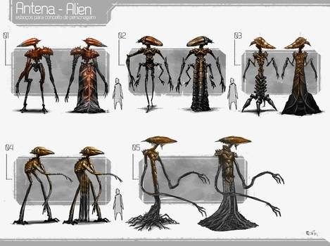 Character concept layouts character studies