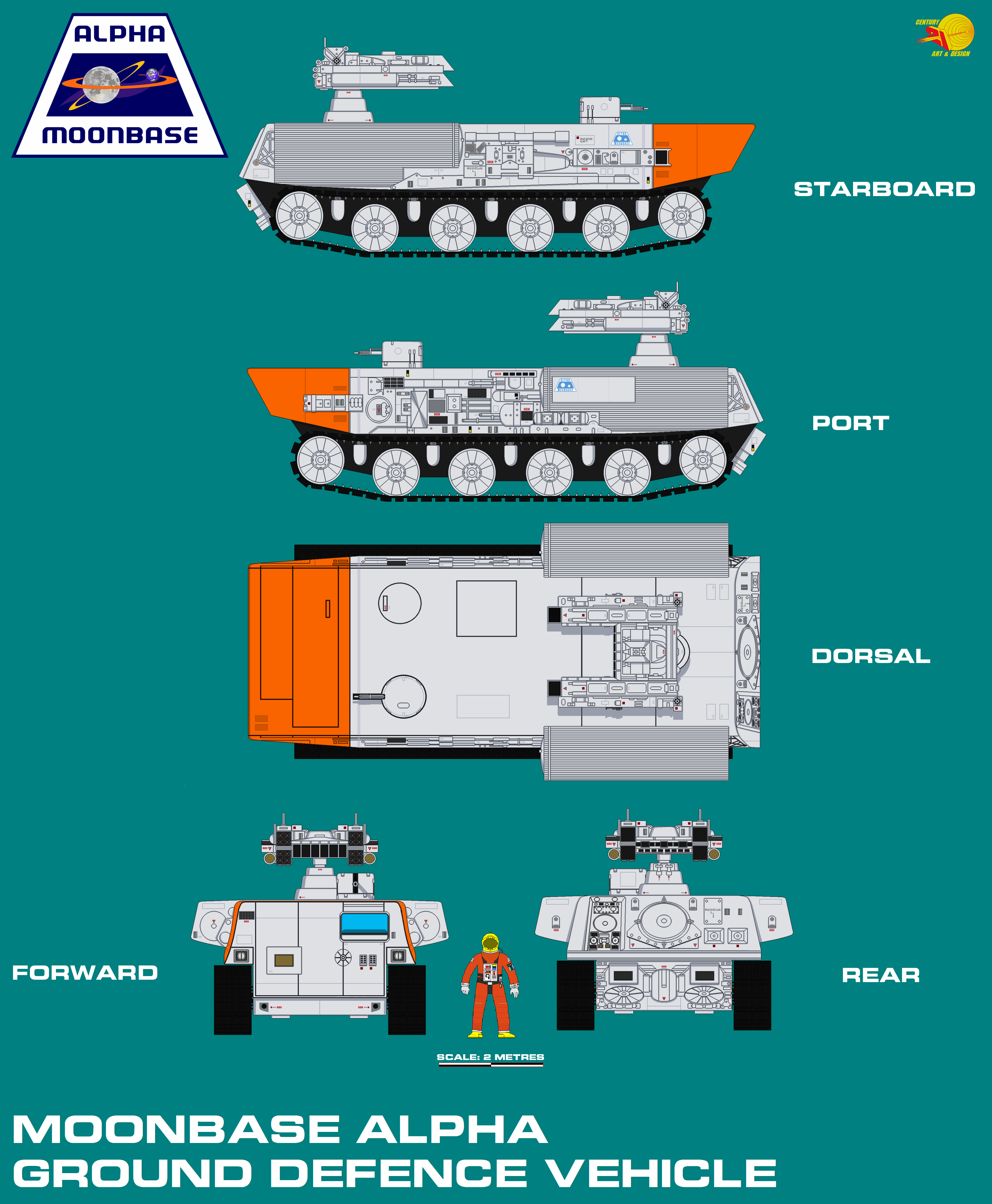 Moonbase Alpha Ground Defence Vehicle by Adrasil on DeviantArt