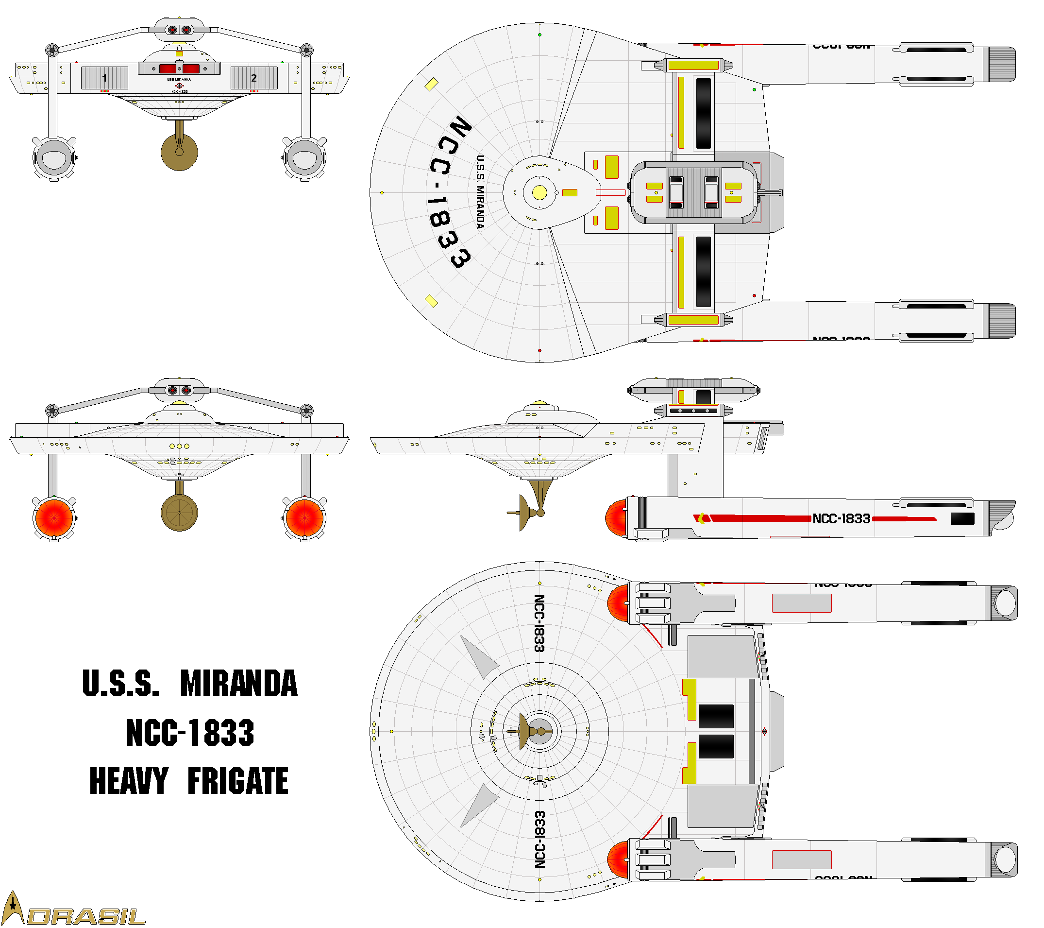 Miranda Class Miranda Class Upgrade by Adrasil on DeviantArt
