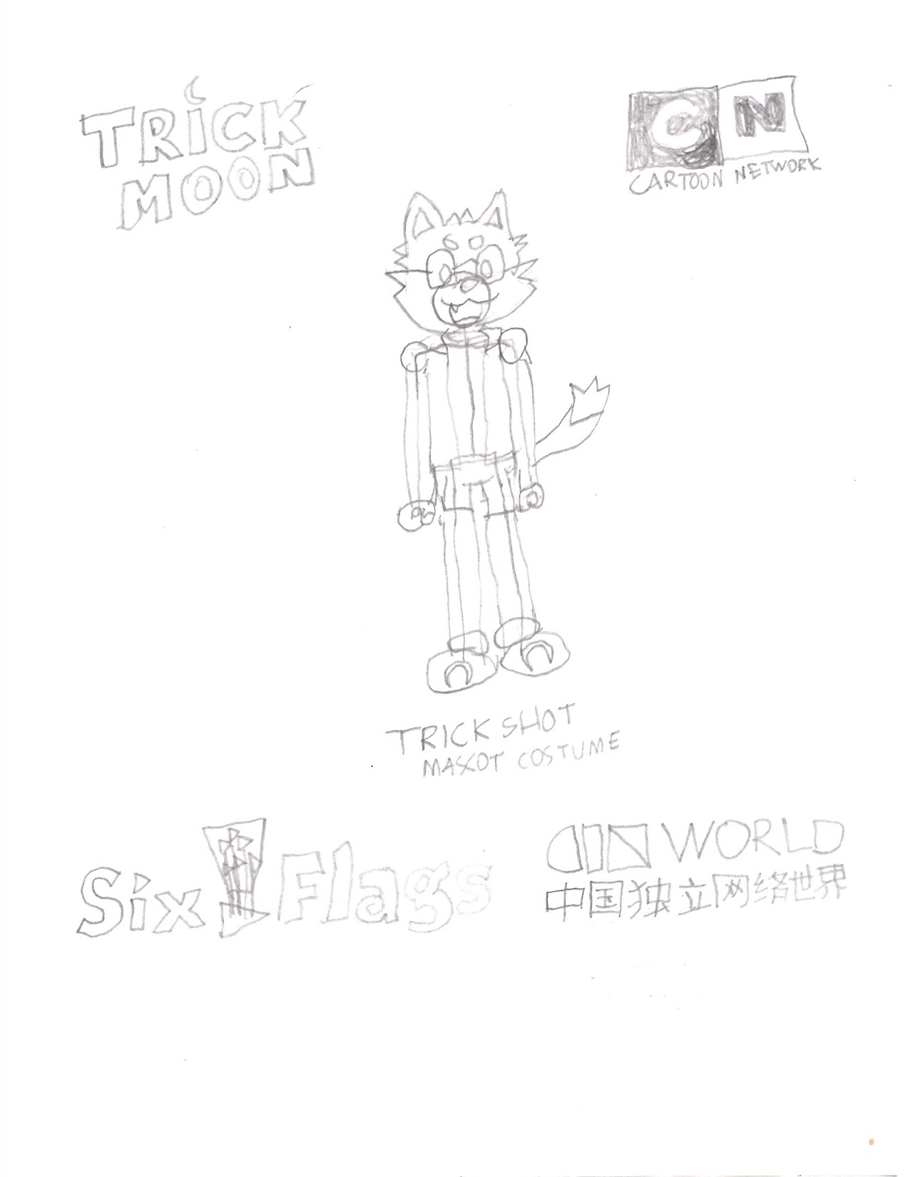 Trickshot Mascot Costume Concept Sketch by MickeyFan123 on DeviantArt