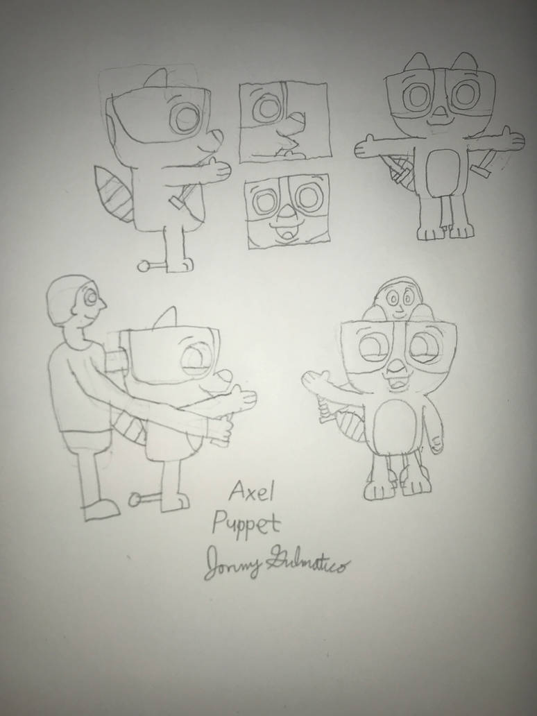 Pikwik Pack Live! Axel Puppet Concept 2 by MickeyFan123 on DeviantArt