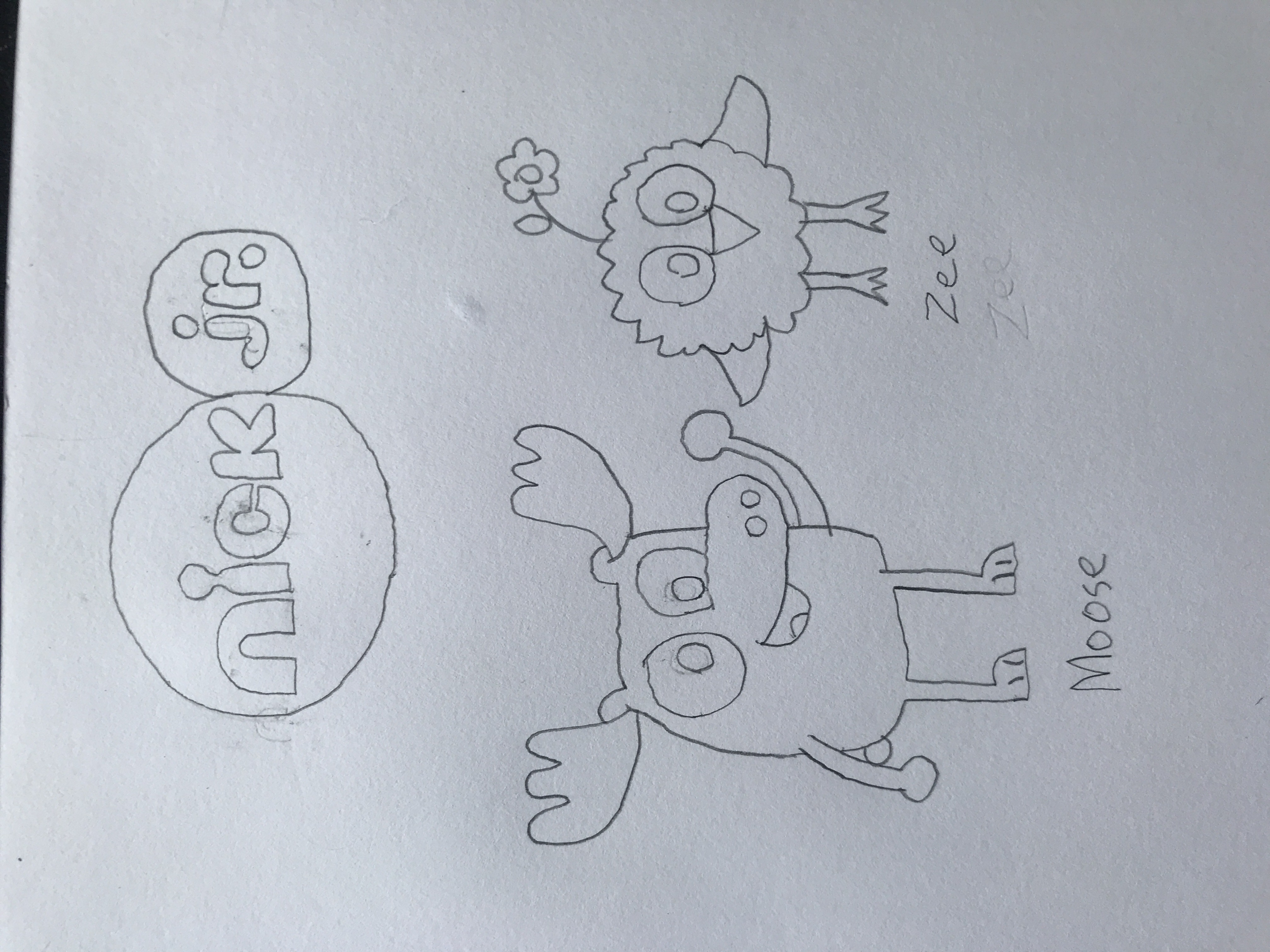 My Redesign for Moose and Zee by MickeyFan123 on DeviantArt