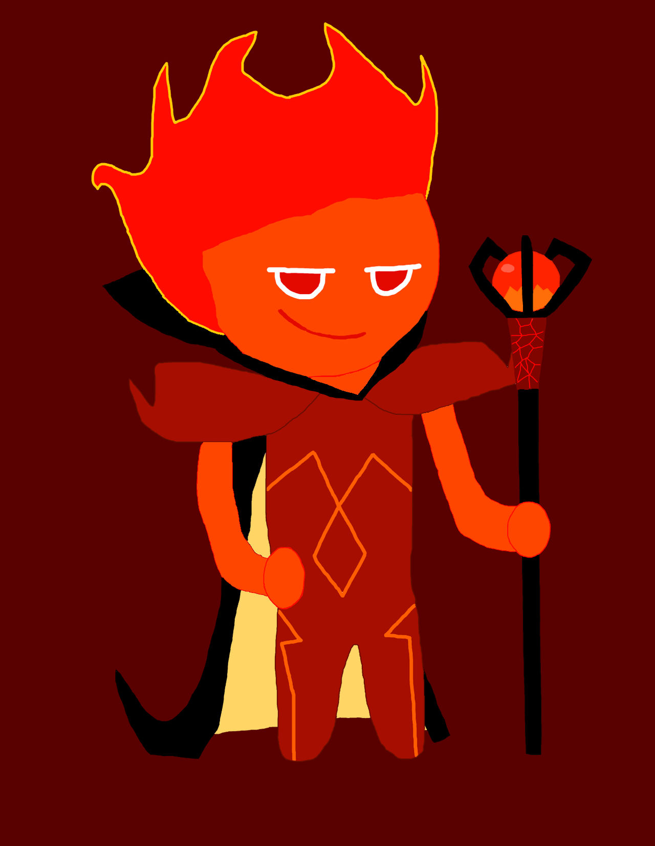 Fire Spirit Cookie by vanillacatprincess on DeviantArt