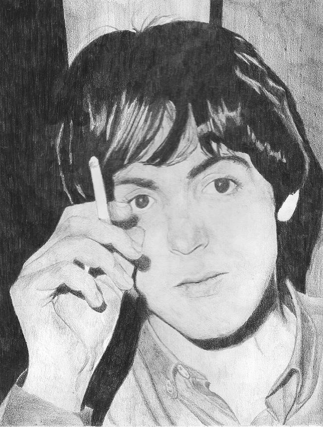 Paul McCartney cigarette