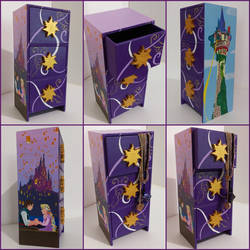 Tangled Rapunzel handpainted jewelry box