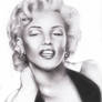 Marilyn Monroe charcoal drawing