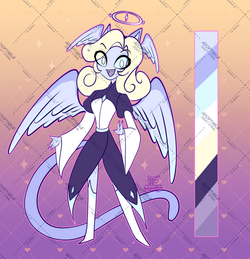 Time Angel Oc ADOPTABLE HAZBIN HOTEL ANGEL OC | OPEN by ShaderSSK on DeviantArt