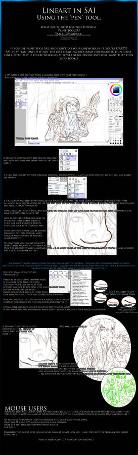 Tutorial: SAI lines: Pen tool.