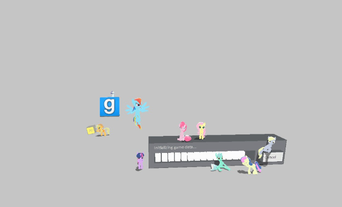 Gmod Loading Icon Ponies on gmod loading screen by regularshowandsonic on DeviantArt
