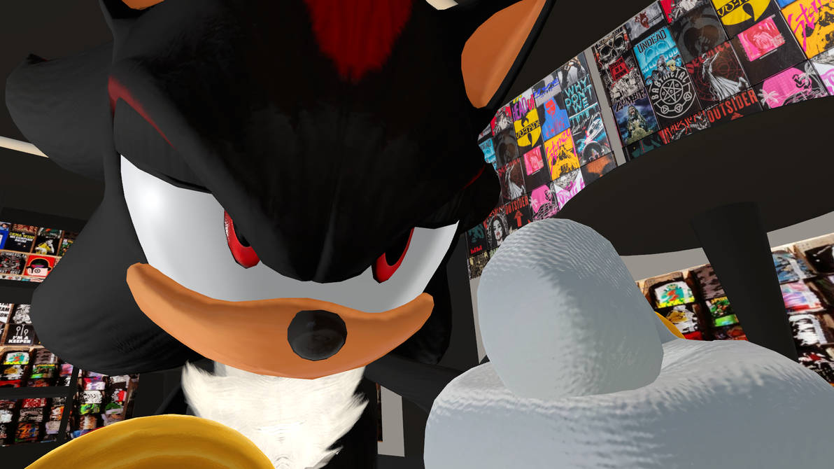 Vrchat Shadow in a hot topic by regularshowandsonic on DeviantArt