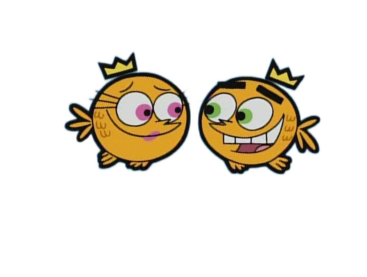 Transparent Fish Wanda and Cosmo by regularshowandsonic on DeviantArt